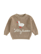 Duck Knit Baby Sweater