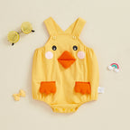 Duck Overall Baby Romper