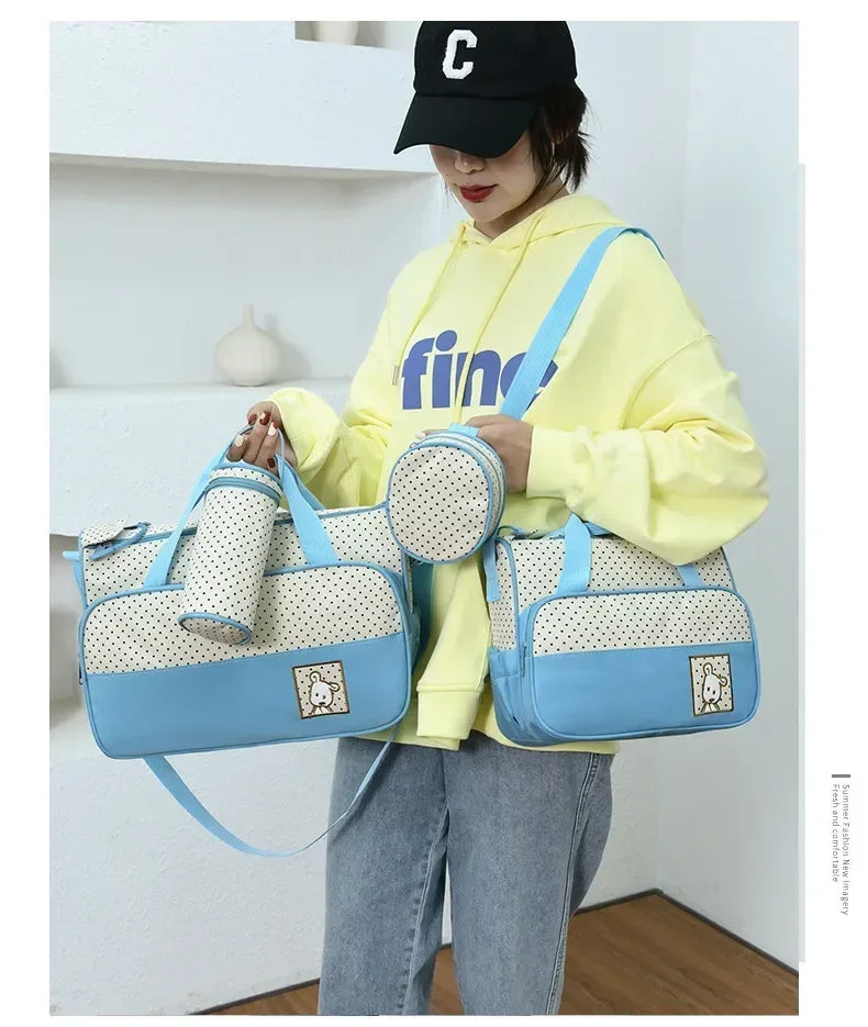 5pc Travel Diaper Bag Set