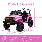 12V Ride-On Truck with Remote