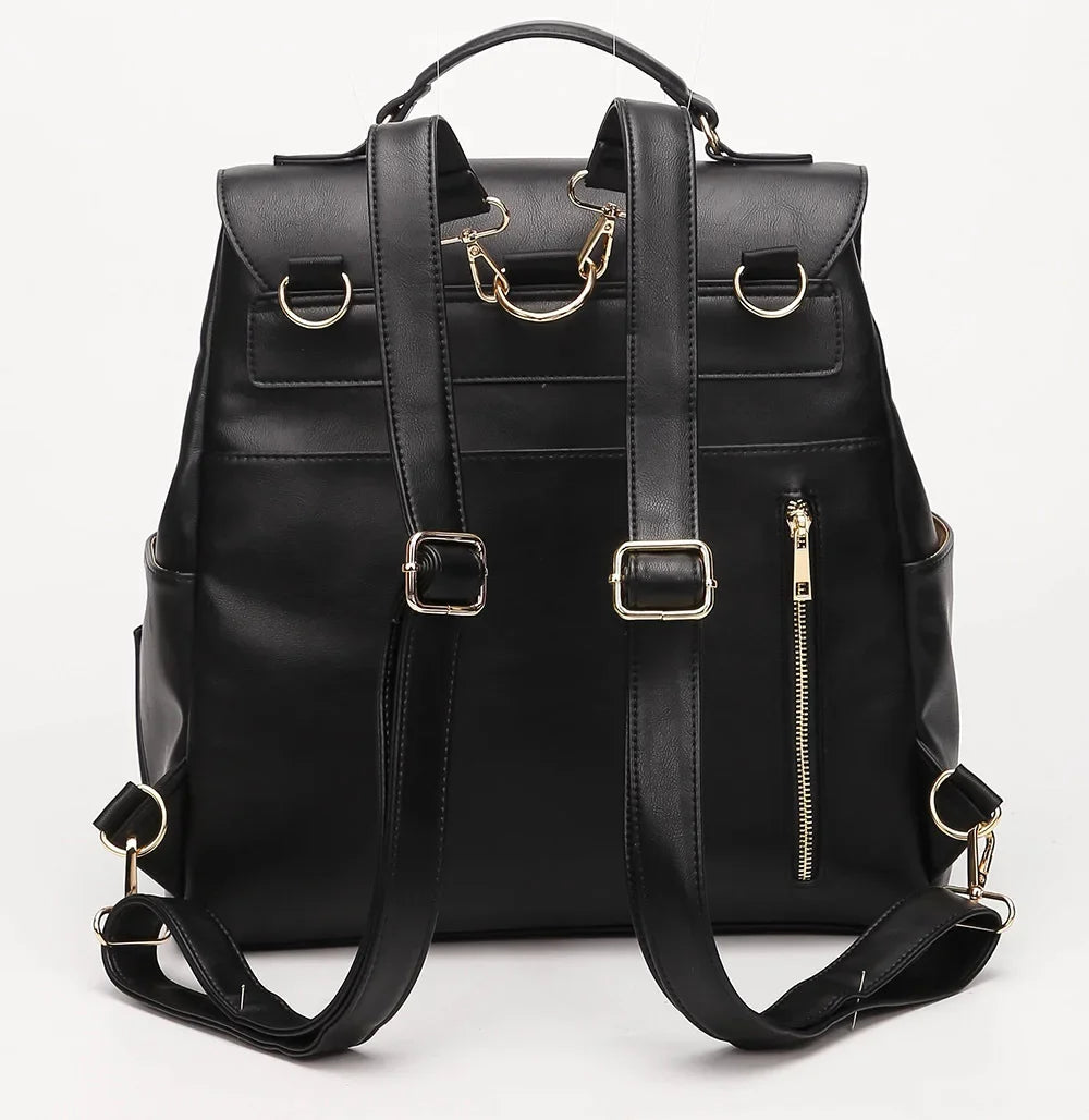 PU Leather Diaper Organizer Bag