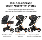 3-in-1 Convertible Baby Stroller