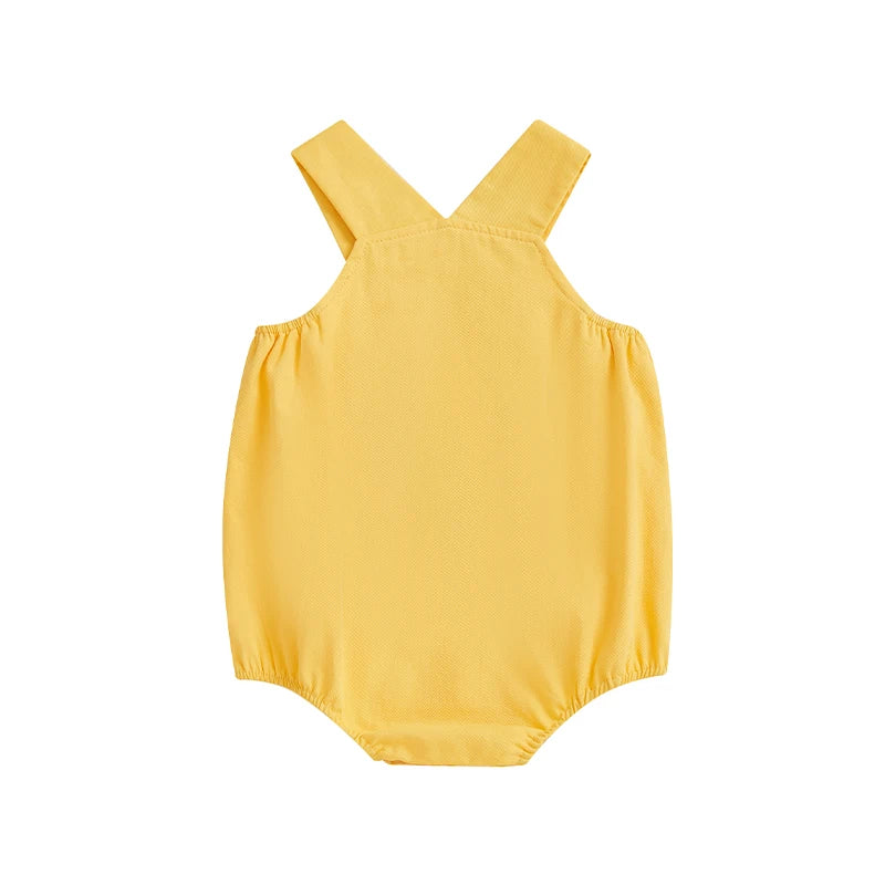 Duck Overall Baby Romper