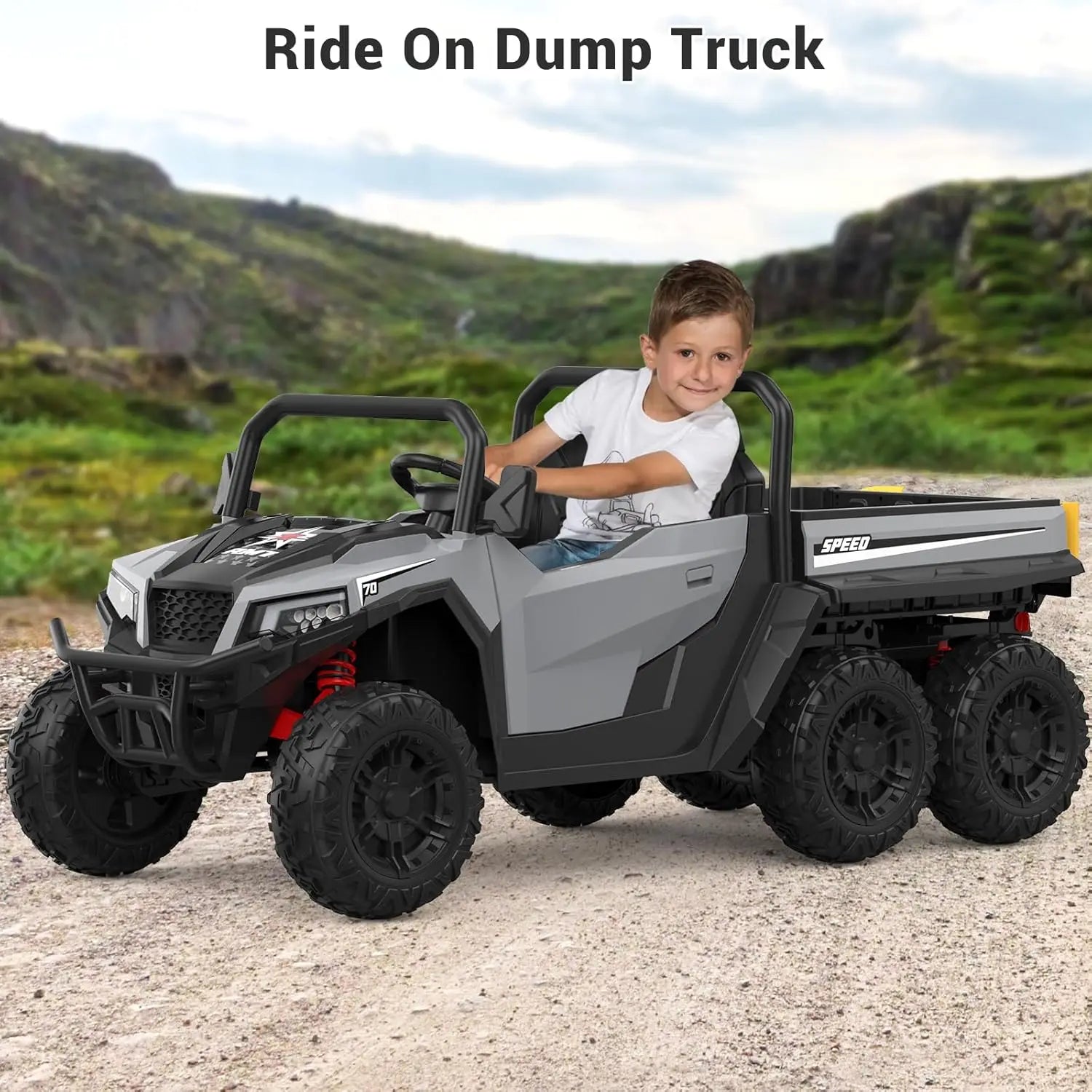 24V 2-Seater Dump Truck