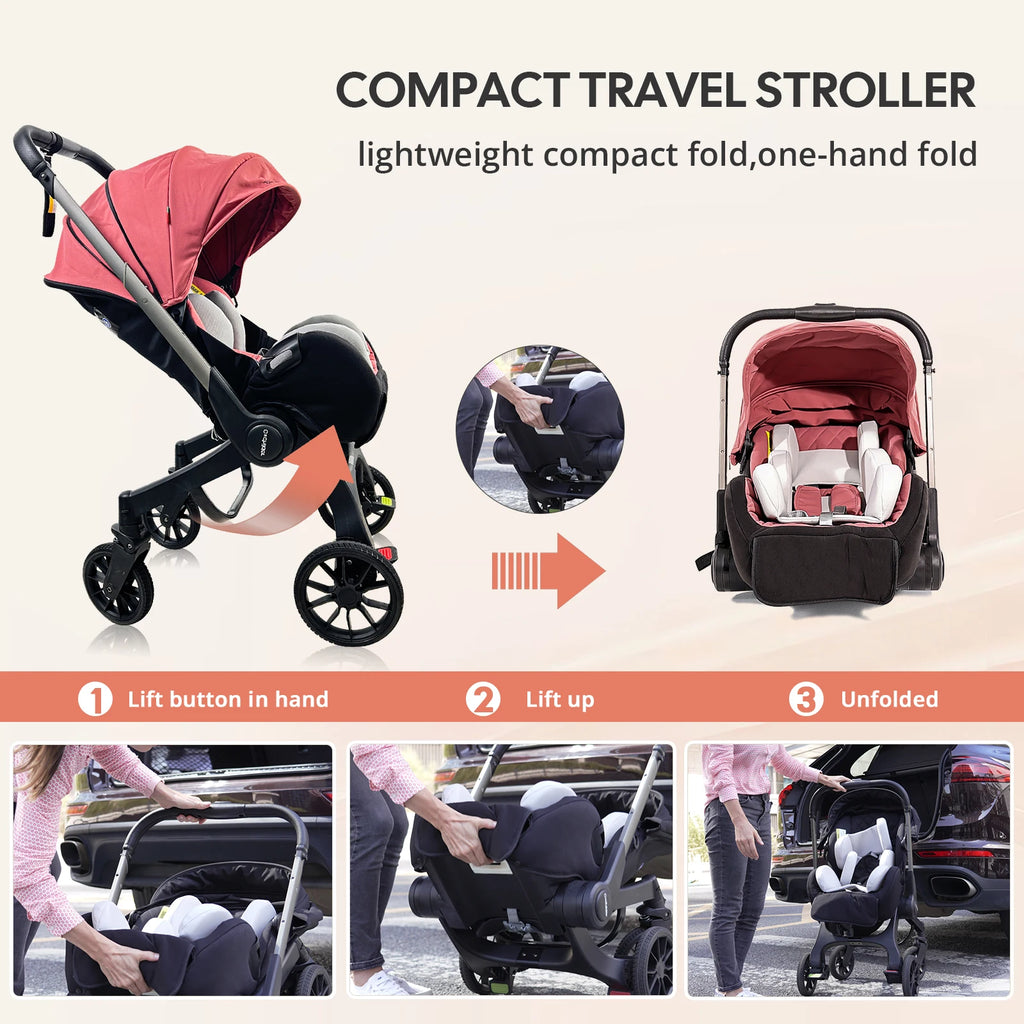 Foldable Multi-Function Stroller