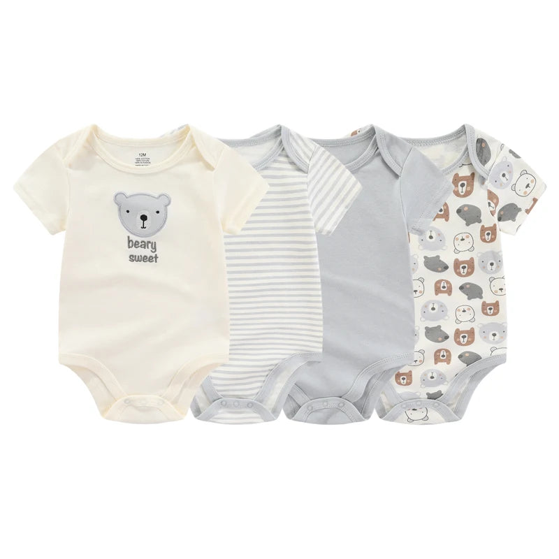 Cartoon 4pc Baby Set