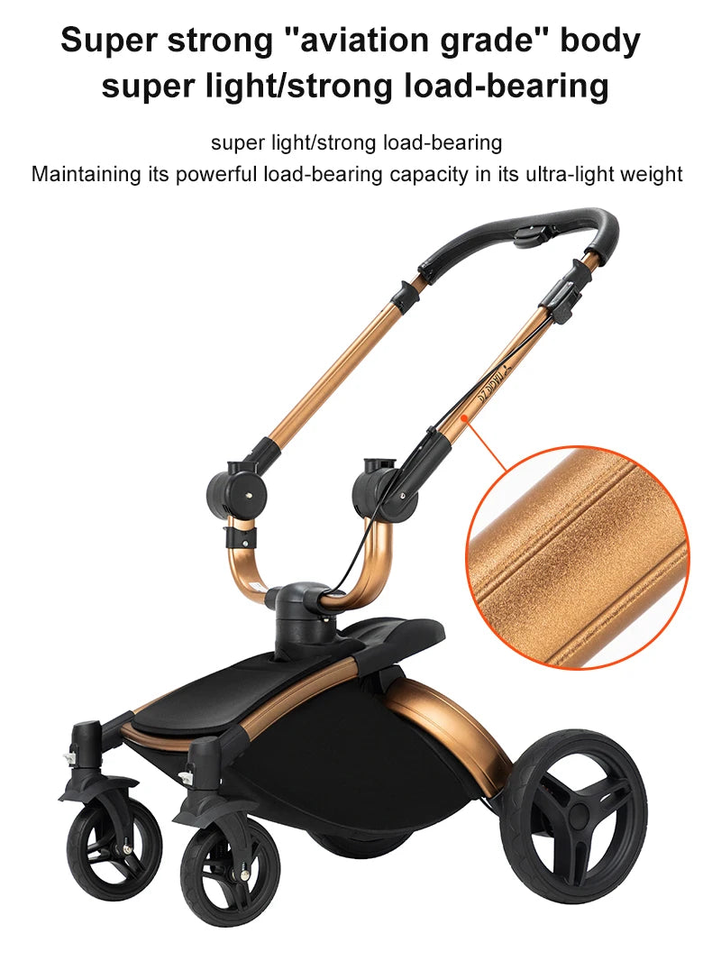 3-in-1 Convertible Baby Stroller