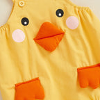 Duck Overall Baby Romper