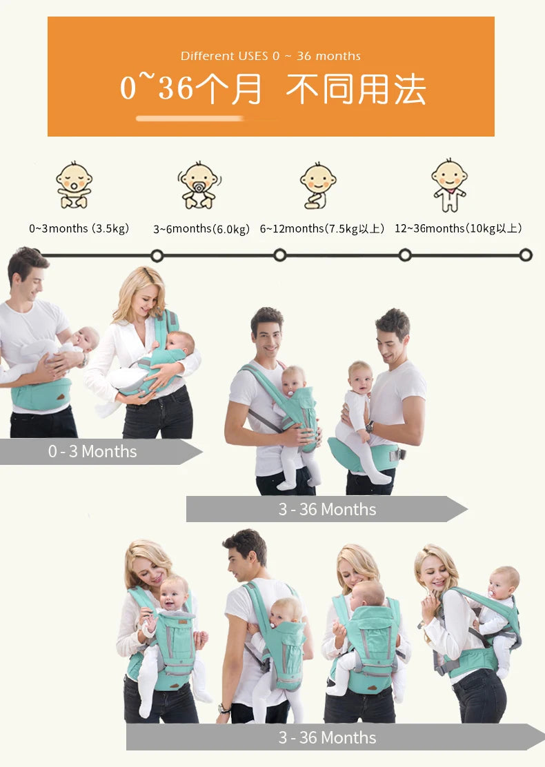 Ergonomic Hipseat Baby Carrier