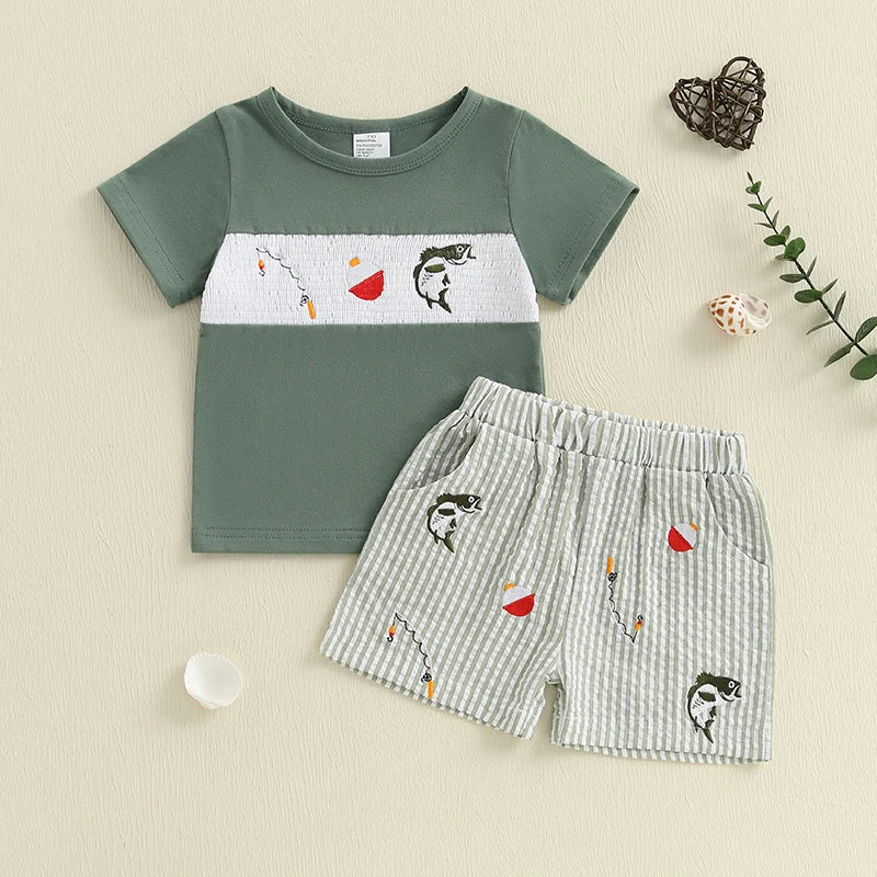 Fish Tee & Shorts Set