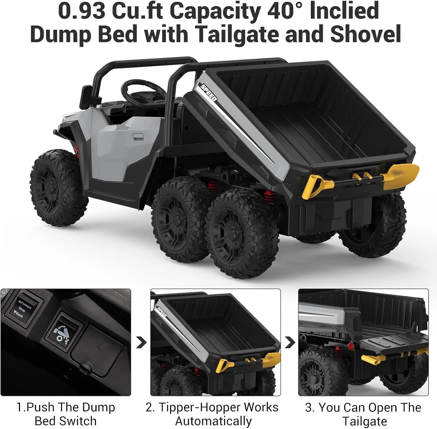 24V 2-Seater Dump Truck