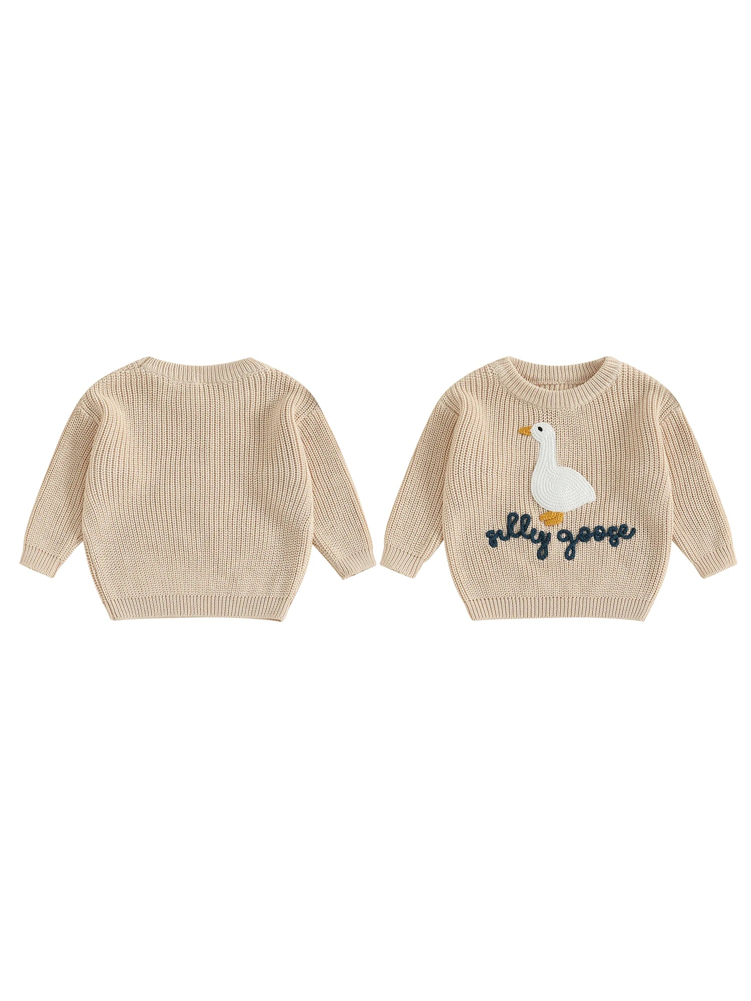 Duck Knit Baby Sweater