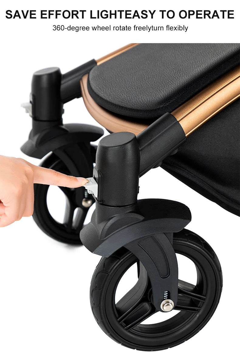 3-in-1 Convertible Baby Stroller