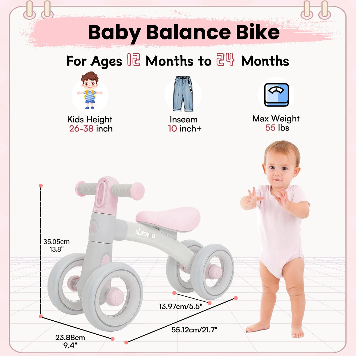 Kids Sliding Balance Bike