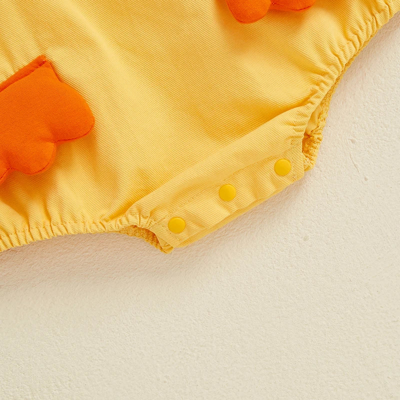 Duck Overall Baby Romper