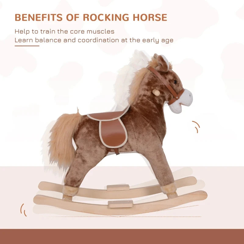 Plush Rocking Horse Toy