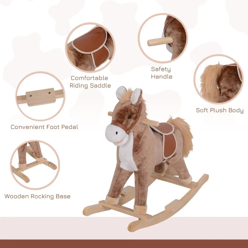 Plush Rocking Horse Toy