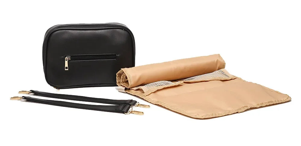 PU Leather Diaper Organizer Bag