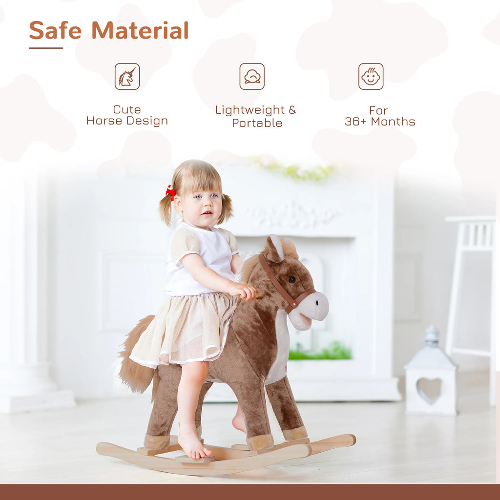 Plush Rocking Horse Toy