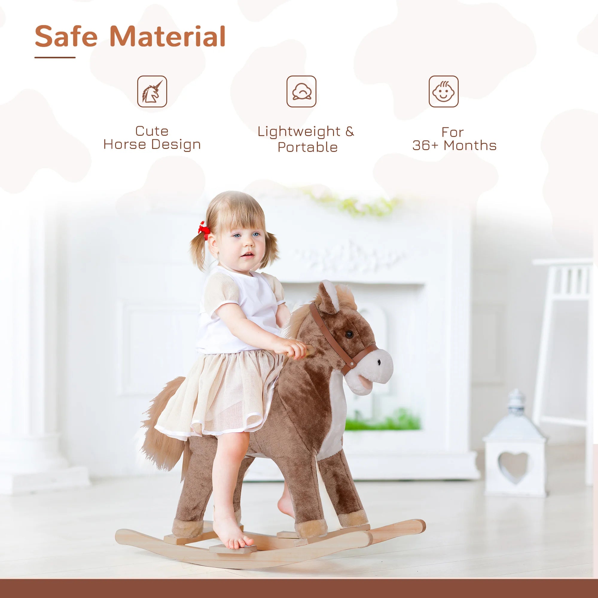 Plush Rocking Horse Toy