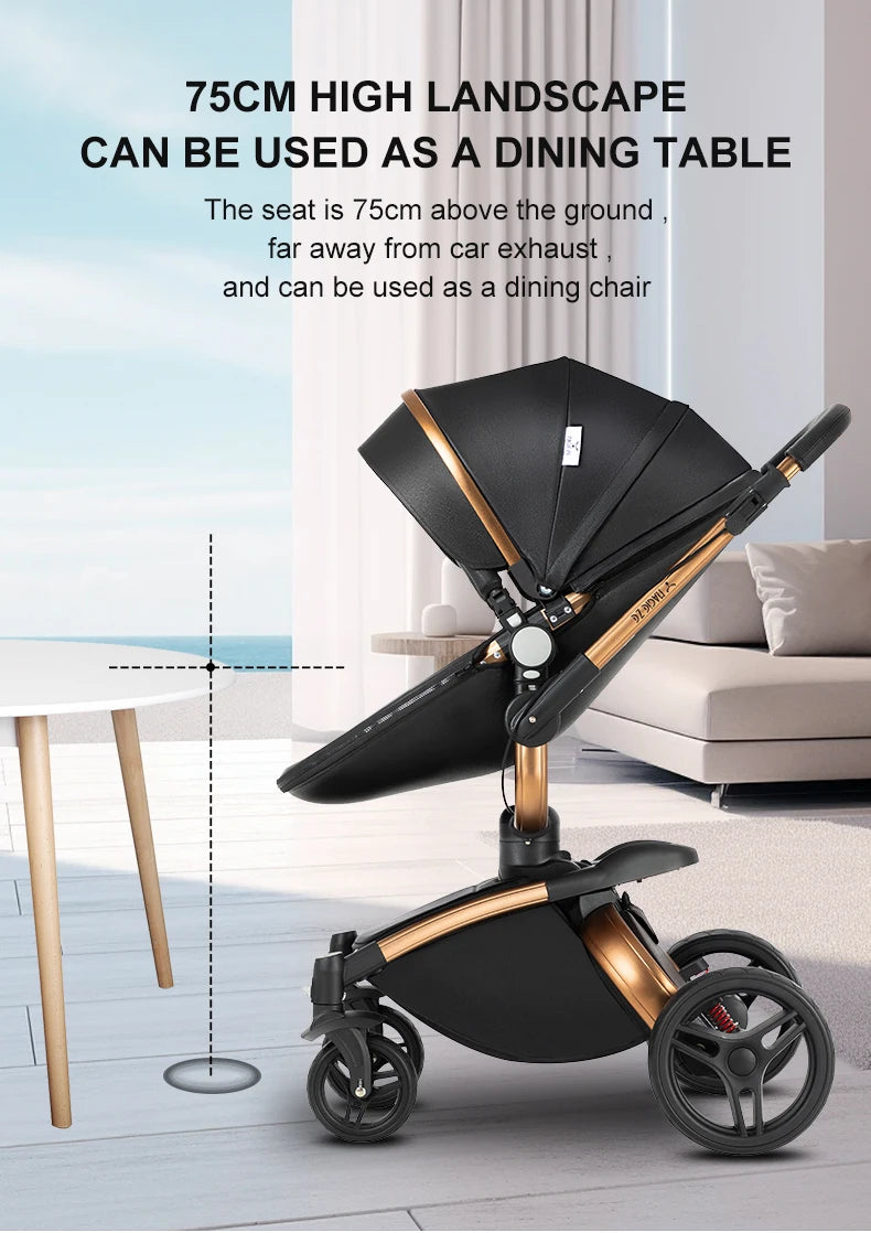3-in-1 Convertible Baby Stroller