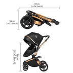 3-in-1 Convertible Baby Stroller