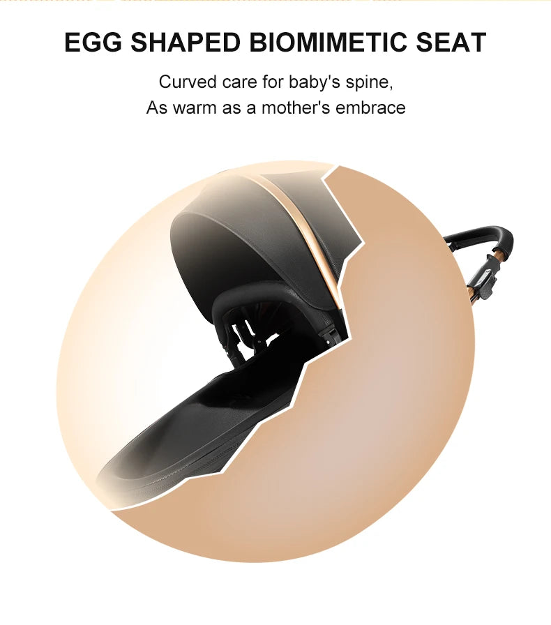 3-in-1 Convertible Baby Stroller