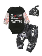 Letter Print Baby Outfit Set
