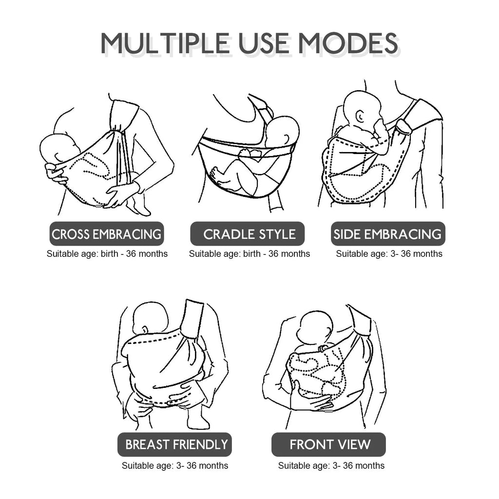 Portable Baby Wrap Carrier