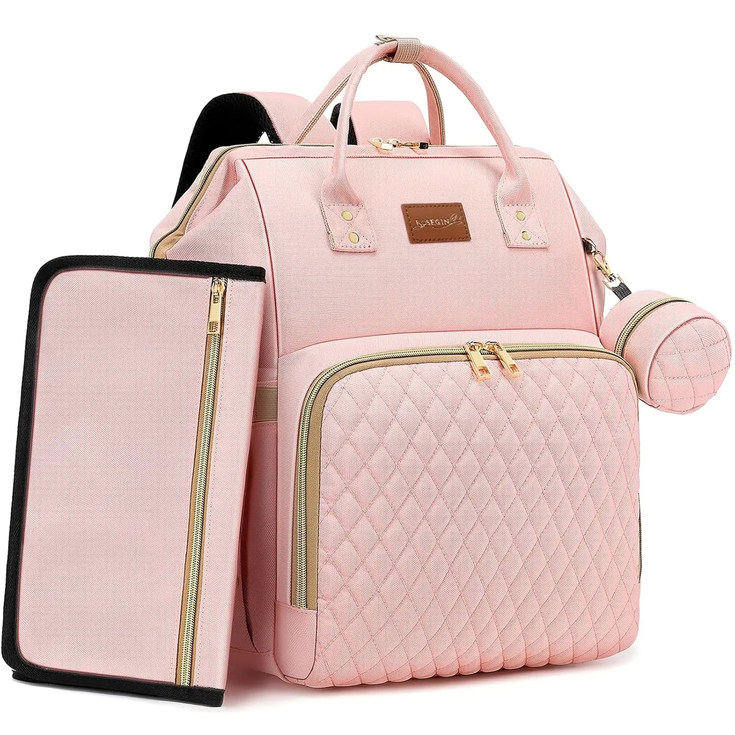 Pink 35L Diaper Backpack