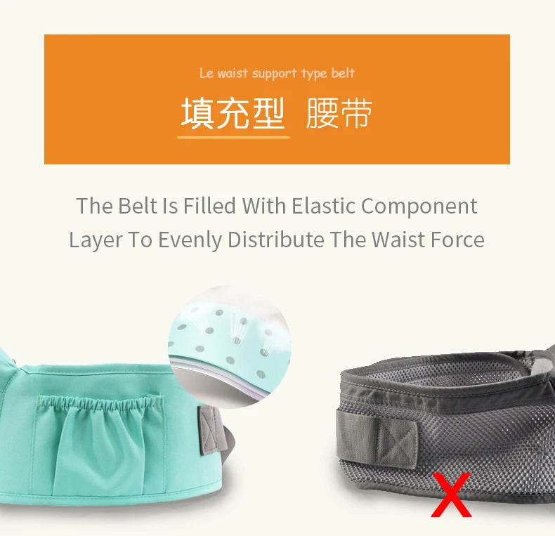 Ergonomic Hipseat Baby Carrier