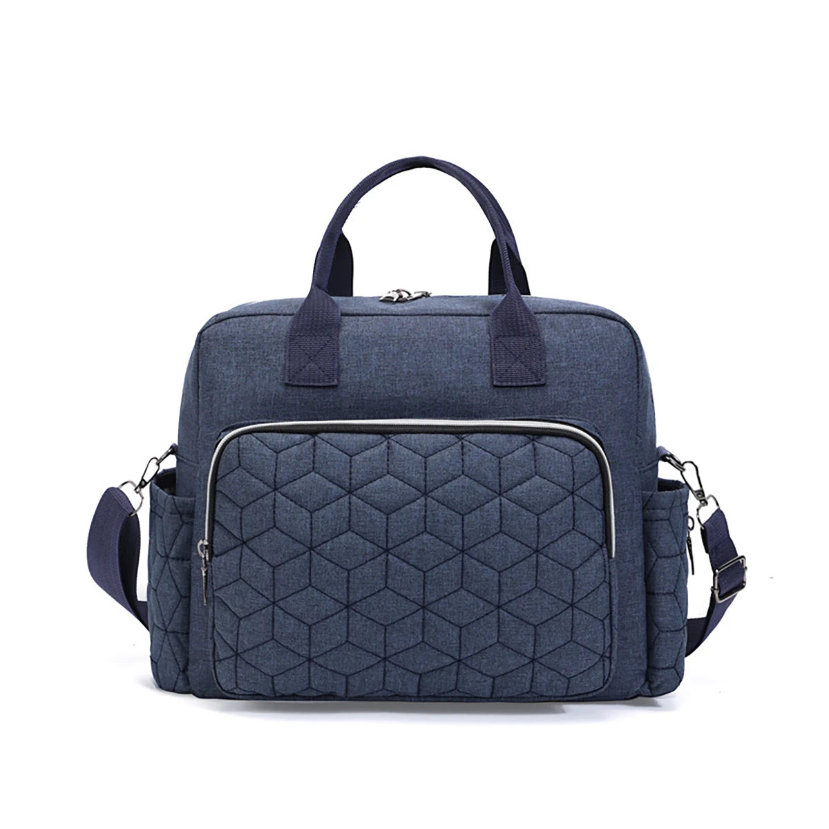 Diamond Grid Mom Shoulder Bag