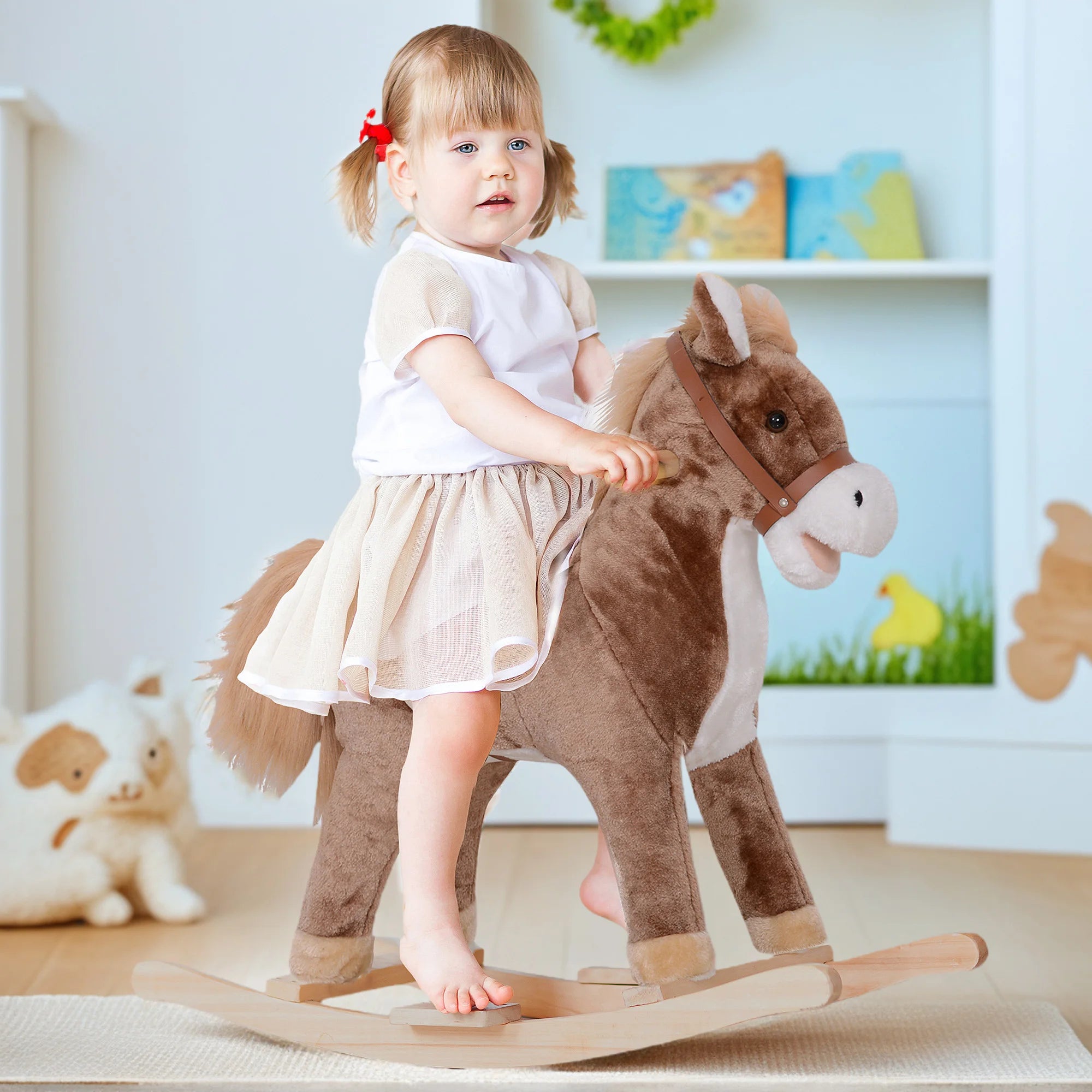 Plush Rocking Horse Toy
